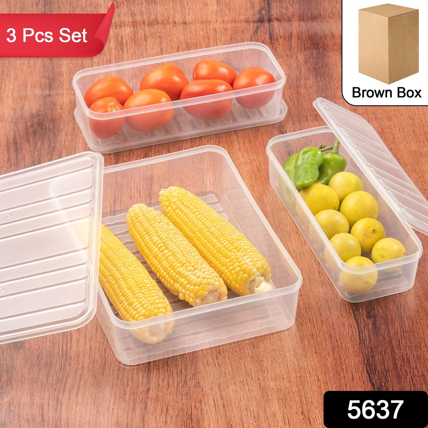 5637 Plastic Food Storage Container For Fridge Fridge Storage Boxes With Lid Stackable Fridge Storage Containers Freeze Organizer Items And Storage Vegetable Storage Box For Fridge (3 Pcs Set) 5637 Plastic Food Storage Container For Fridge Fridge Storage Boxes With Lid Stackable Fridge Storage Containers Freeze Organizer Items And Storage Vegetable Storage Box For Fridge (3 Pcs Set)